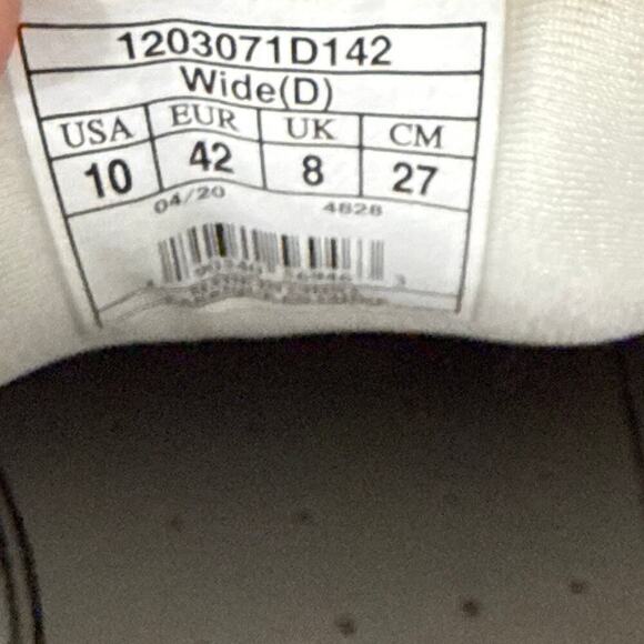 Brooks Addiction Walker 2 White Leather Shoes Womens 10 Wide - Picture 6 of 9